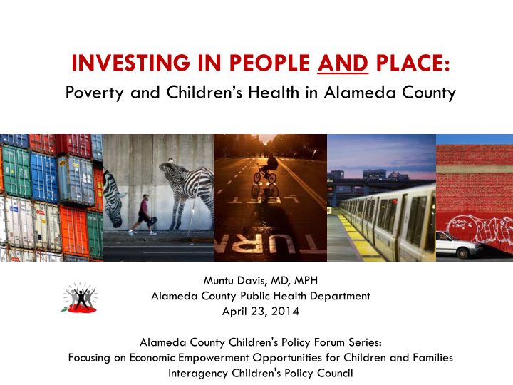 investing in people and place