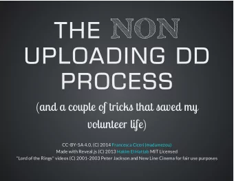 THE NON  UPLOADING DD  PROCESS  and : a : co H le : of :&lt;* ick /:&lt; ha &lt;:/ a U ed : m