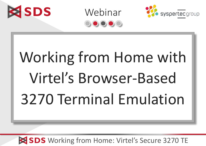 virtel s browser based 3270 terminal emulation