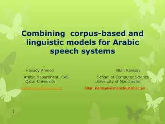 Hanady Ahmed                                                Allan Ramsay  Arabic Department, CAS