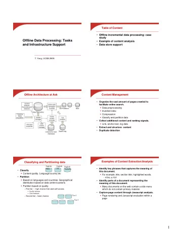 1  Redundant Content Removal in Search  Engines  Over 1/3 of Web pages crawled are near  Example