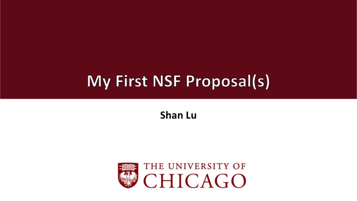 shan lu