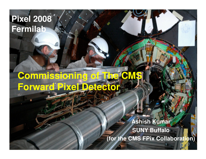 commissioning of the cms forward pixel detector