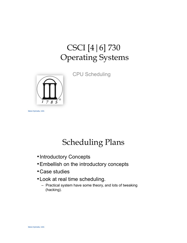csci 4 6 730 operating systems