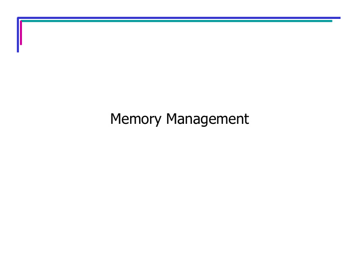 memory management variable storage