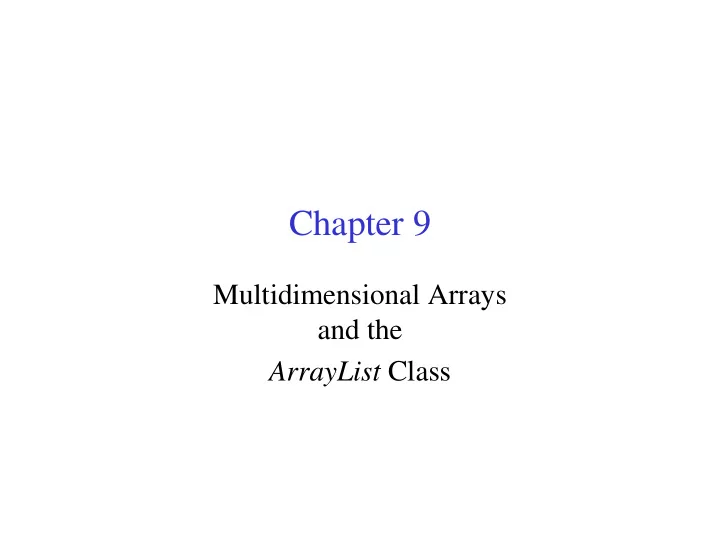 chapter 9