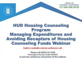 Pr  Prog  ogram  am  Mana  Managing Expenditur  ging Expenditures and  es and  Avoiding  oiding