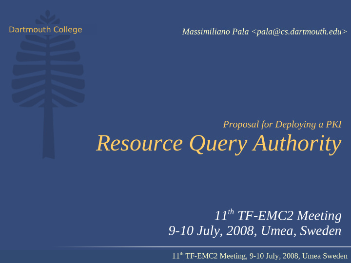 resource query authority