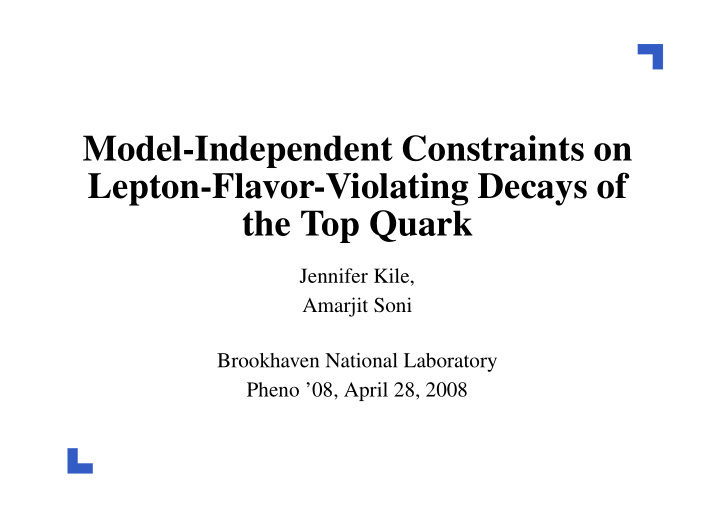 model independent constraints on lepton flavor violating