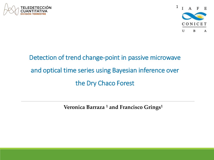 detection of de of tr trend ch change poin int in in pas