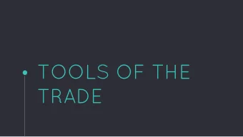 TOOLS OF THE  TRADE  Hello!  I AM ZARAH  I am an Android developer for  Domain.com.au  THE KEY