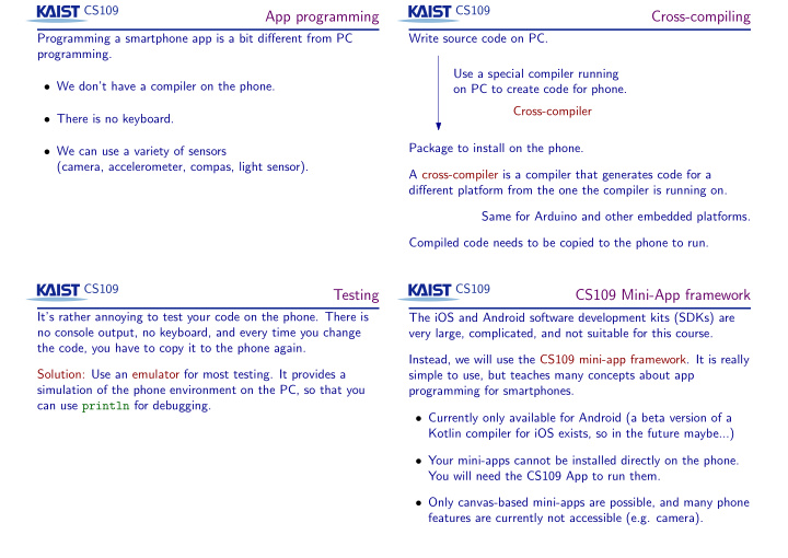 app programming cross compiling