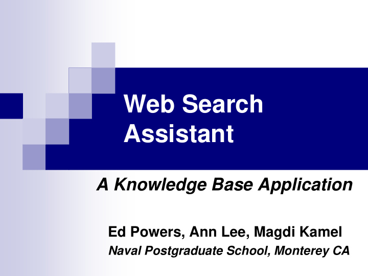 web search assistant