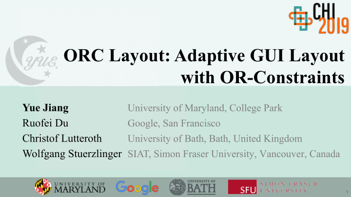 orc layout adaptive gui layout with or constraints