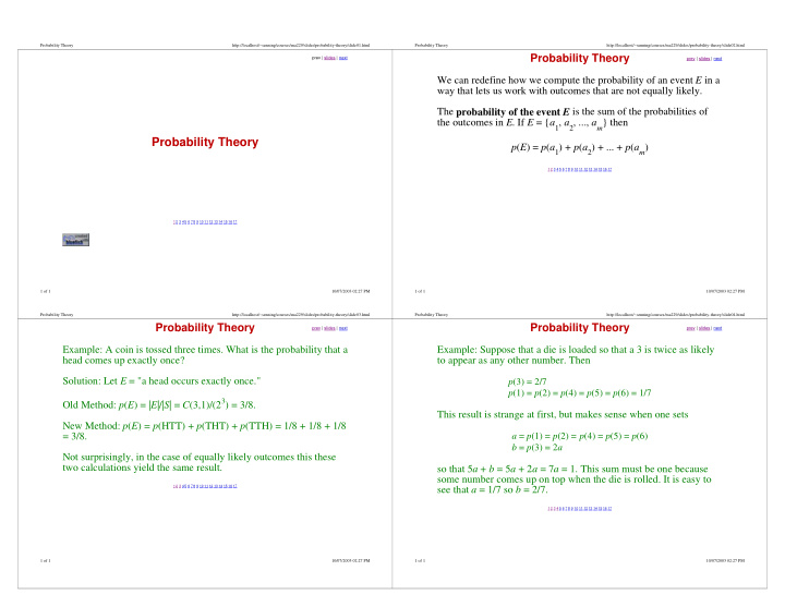 probability theory