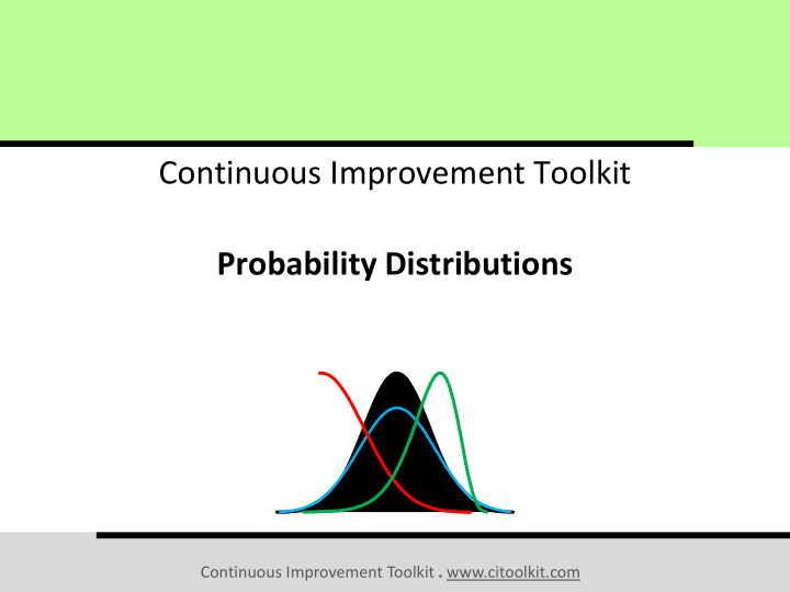 continuous improvement toolkit