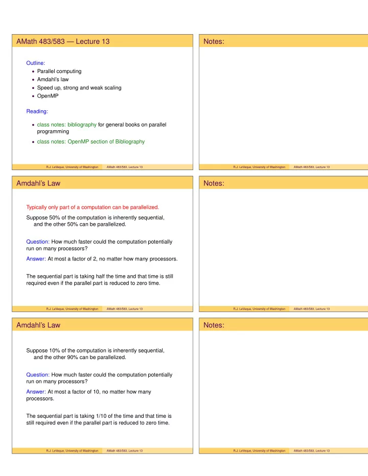amath 483 583 lecture 13 notes