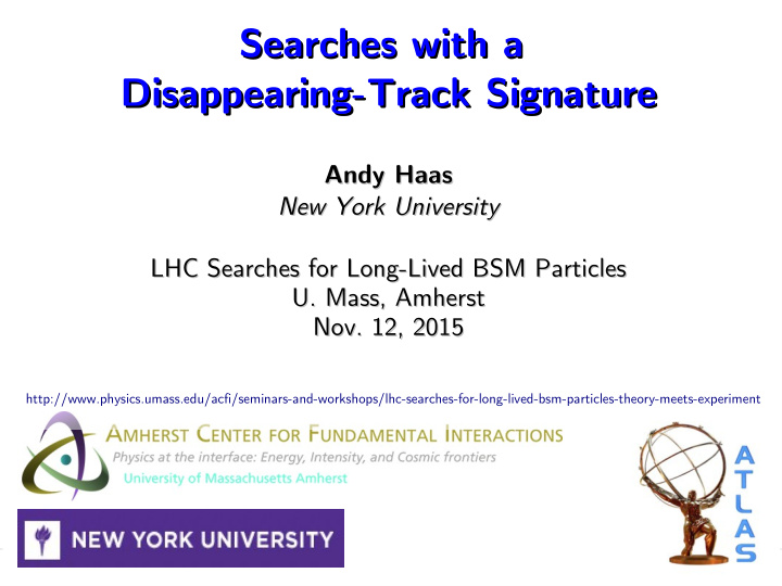 searches with a searches with a disappearing track