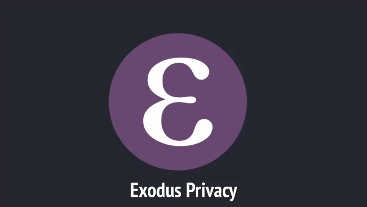 exodus privacy