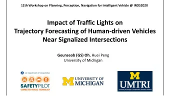 Impact of Traffic Lights on  Trajectory Forecasting of Human-driven Vehicles  Near Signalized
