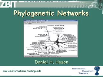 Phylogenetic Networks  Networks  Phylogenetic  Daniel H. Huson  Daniel H. Huson  www-