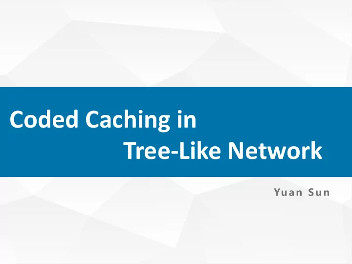 tree like network yu an su n introduction
