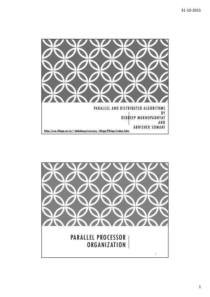 parallel processor organization