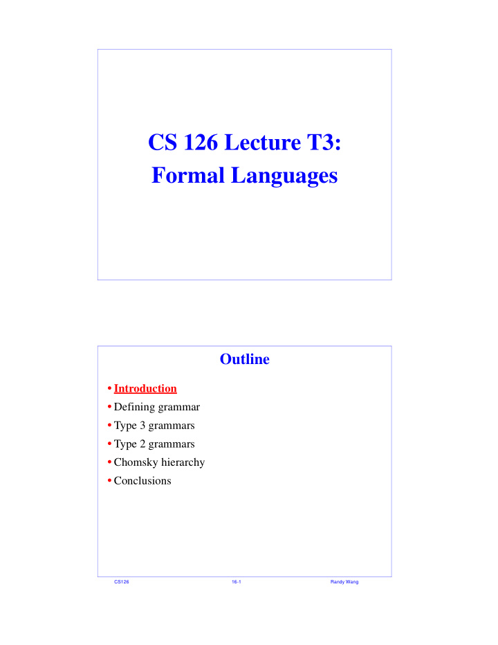 cs 126 lecture t3 formal languages