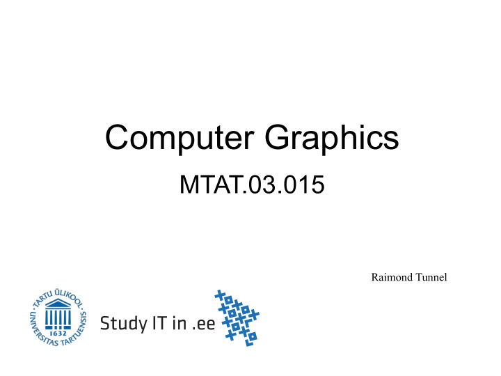 computer graphics