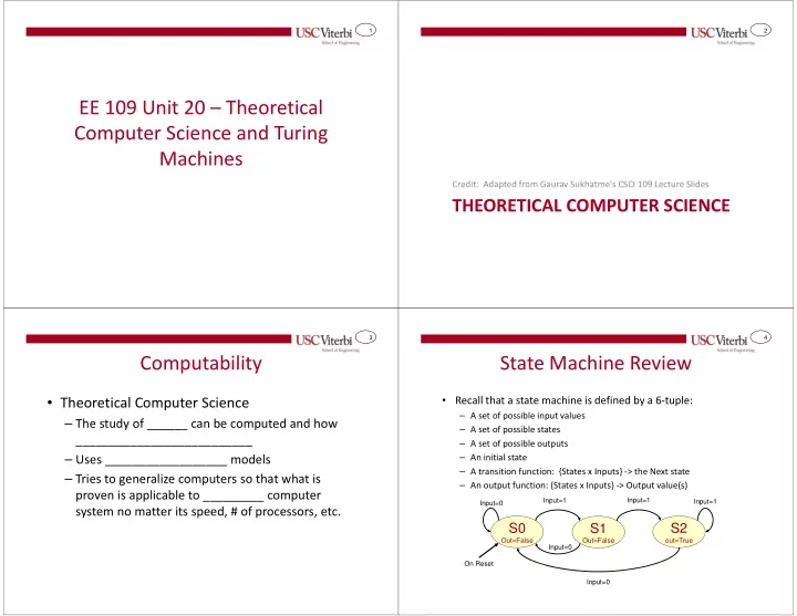 ee 109 unit 20 theoretical computer science and turing