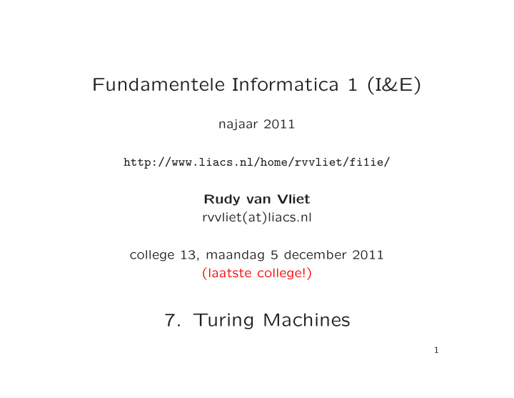 fundamentele informatica 1 i e