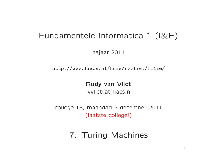 fundamentele informatica 1 i e