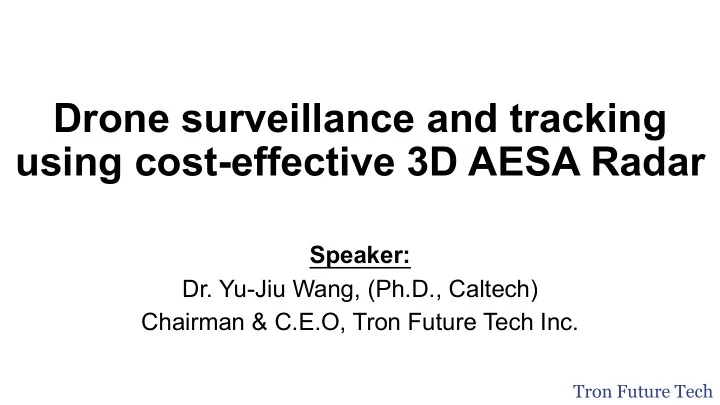 drone surveillance and tracking using cost effective 3d