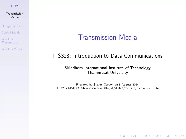 transmission media