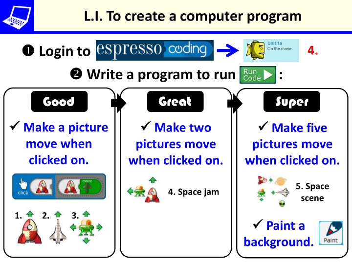 l i to create a computer program