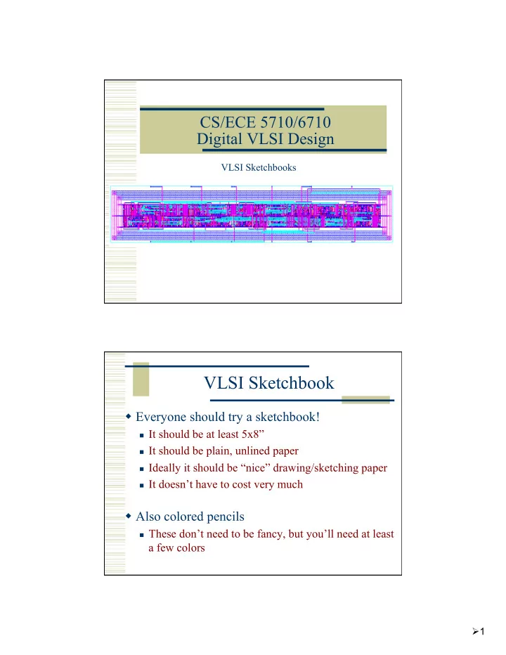 vlsi sketchbook