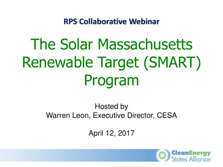 renewable target smart