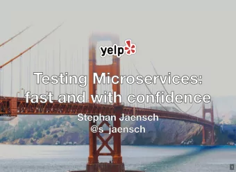 TestingMicroservices:  TestingMicroservices:  TestingMicroservices:  fastandwithconfidence