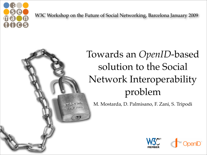 towards an openid based solution to the social network