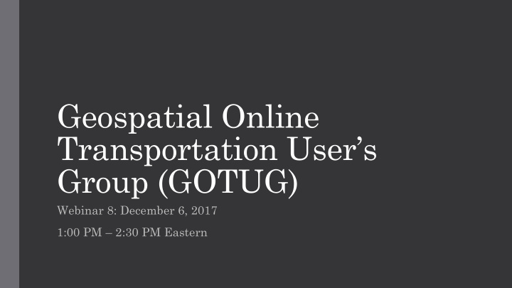 transportation user s