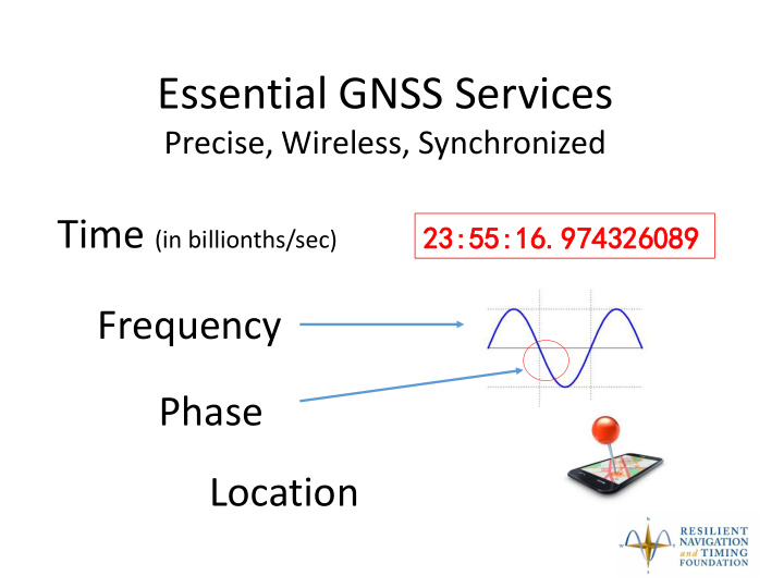 essential gnss services