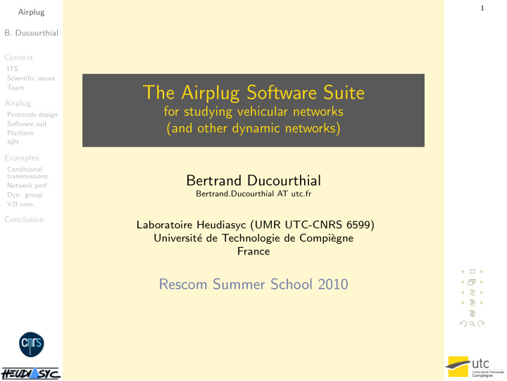 the airplug software suite