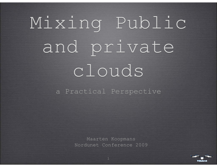 mixing public mixing public and private and private