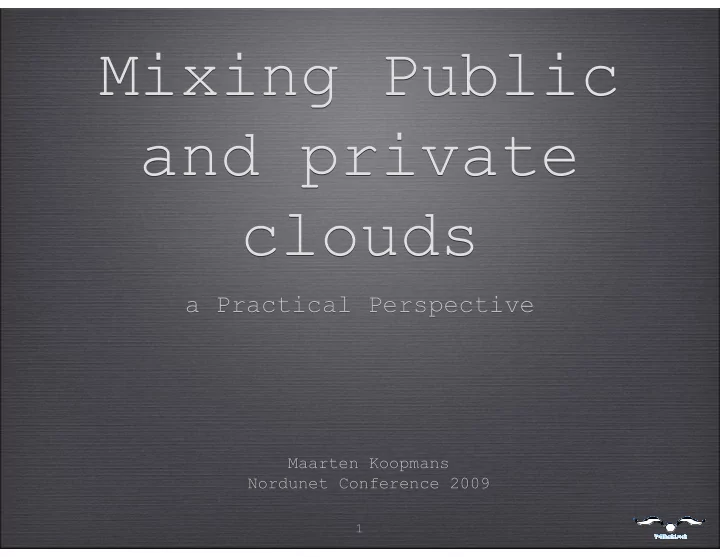 mixing public mixing public and private and private