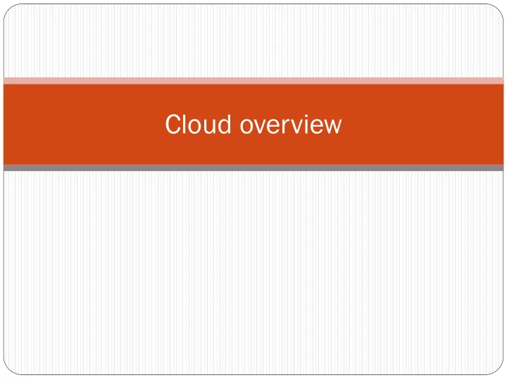 cloud overview the illiterate of the 21st century will