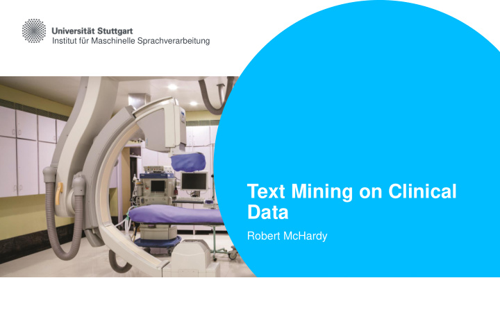 text mining on clinical data