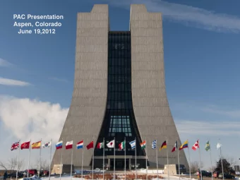 PAC Presentation  Aspen, Colorado  June 19,2012  Outline  This presentation follows closely our