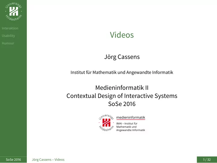 videos