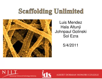 Luis Mendez  Hala Altunji  Johnpaul Golinski  Sol Ezra  5/4/2011  Executive Summary   Problem: