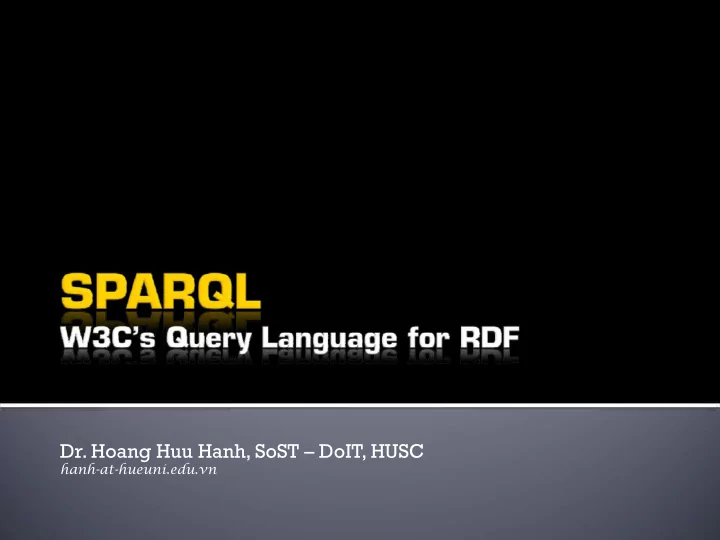 dr hoang huu hanh sost doit husc